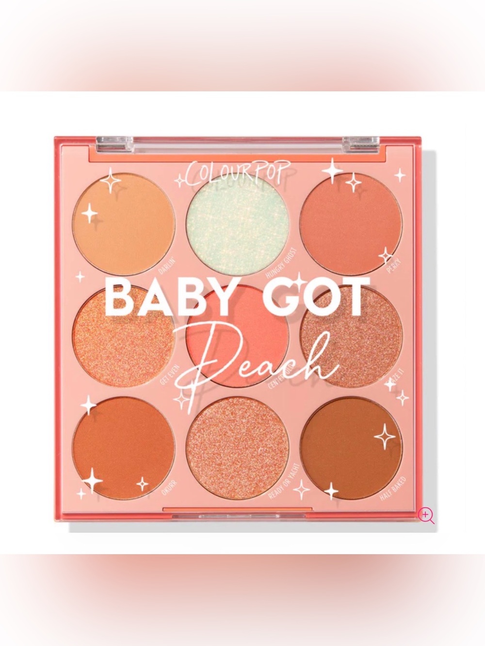 ColourPop Baby Got Peach Eyeshadow Palette - Peach, Coral, Peachy Gold